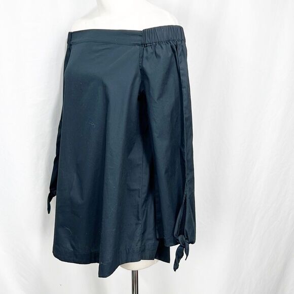 Free People Show Me Some Shoulder Top Black Small Oversized Off the Shoulder - Picture 6 of 12